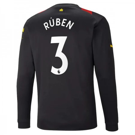Fotbalové dres Manchester City Ruben 3 Venkovní 2022-23 Dlouhý Rukáv